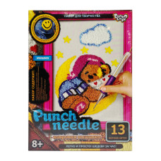 Набор для творчества "Punch Needle: Мишка на луне" PN-01-09 ковровая вышивка (PN-01-09)