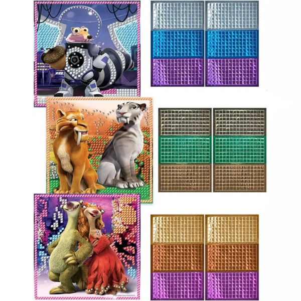 Дитяча мозаїка "Льодовиковий період" 3 в 1 KP-002 (KP-002)