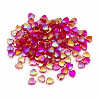 Декоративні намистинки для творчості Сердечка Будинок Бусин УТ100029498 в упаковці 130 шт (УТ100029498)