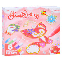 Дитячий набір для творчості "Підвіска-розмальовка" 7600-1-23-21-2123-1 ланцюжок, фарби 6 кольорів (7600-1-23-21-2123-1)