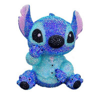 Дитячий набір для творчості "Фігурна скарбничка Стіч" AF1, розмір 16х13 см (AF1)