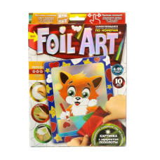 Набір креативної творчості "Аплікація" FAR-01-01…10 кольорова фольга Лисичка (FAR-01-01)