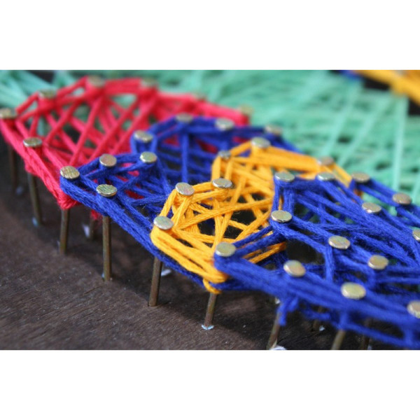 Набір стринг-арт "Сова" ABC-004 дерев'яна основа (ABC-004)