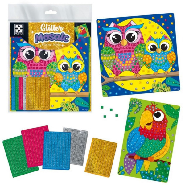 Набір для творчості зі блискучою мозаїкою "Сова та Папуга" VT4511-14 (VT4511-14)