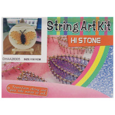 Дитячий набір для творчості стрінг-арт "Метелик" YG0115(28305) дерев'яна основа (YG0115(28305))