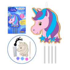 Дитячий набір для творчості вітровий дзвоник "Єдиноріг" M 5876 UA (M 5876 UA)
