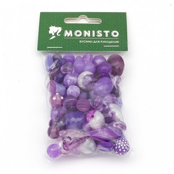 Декоративні намистинки для творчості Бомбей Dom Busin УТ100014231 в упаковці 74 шт (УТ100014231)