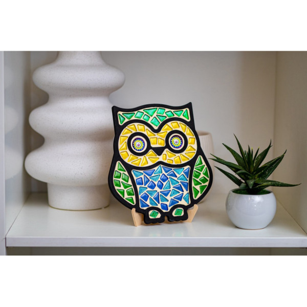 Дитячий набір для творчості кришталева мозаїка "Сова" MA2004 (MA2004)