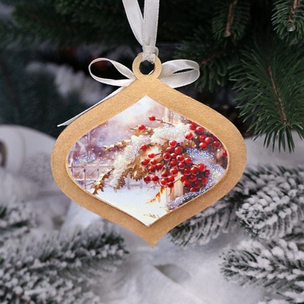 Творчий набір для створення 3-х ялинкових прикрас "Cozy Winter" FDCKW-054 (FDCKW-054)