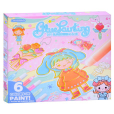 Дитячий набір для творчості "Підвіска-розмальовка" 7600-1-23-21-2123-2 ланцюжок, фарби 6 кольорів (7600-1-23-21-2123-2)