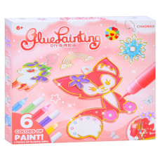 Дитячий набір для творчості "Підвіска-розмальовка" 7600-1-23-21-2123-1 ланцюжок, фарби 6 кольорів (7600-1-23-21-2123-1)