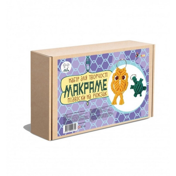 Набор детского творчества Макраме «Подвески на рюкзак» М-004(М-004)