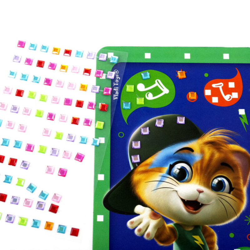 Дитячий набір для творчості "Cool Cat" «Магічні кристали. 44 Кошеняти »VT4411-03 від 3х років