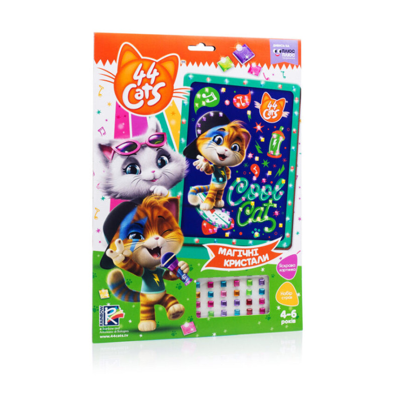 Дитячий набір для творчості "Cool Cat" «Магічні кристали. 44 Кошеняти »VT4411-03 від 3х років