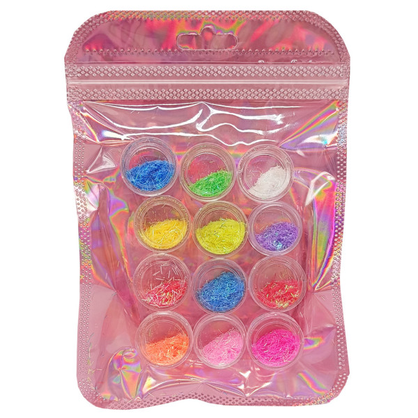 Набір для творчості "Glitter" FG240408060A гліттер-блиск, у наборі 12 штук (FG240408060A)