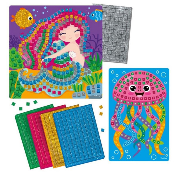 Набор для творчества со сверкающей мозаикой "Русалочка и Медуза" VT4511-13(VT4511-13)