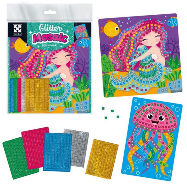 Набор для творчества со сверкающей мозаикой "Русалочка и Медуза" VT4511-13(VT4511-13)