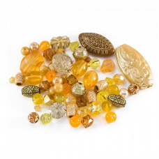 Декоративные бусинки для творчества Бомбей Dom Busin УТ100014223 в упаковке 135 шт (УТ100014223)
