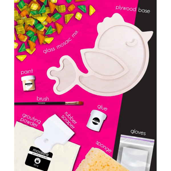 Дитячий набір для творчості кришталева мозаїка "Птах" MA1005 (MA1005)