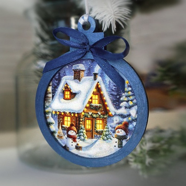 Творчий набір для створення 3-х ялинкових прикрас "Fairytale Christmas" FDCKW-051 (FDCKW-051)