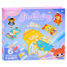 Детский набор для творчества "Подвеска-раскраска" 7600-1-23-21-2123-4 цепочка, краски 6 цветов(7600-1-23-21-2123-4)