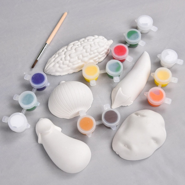 Набор для творчества Гипсовые раскраски: раскрась овощи 31000(31000ST)