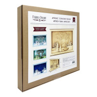 Дерев'янний Артбокс "Cільський пейзаж" FDDB-02, 31х23 см (FDDB-02)