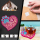 Набір для творчості скляна мозаїка "Лапа з серцем" MA2032, 2 рівень (MA2032)