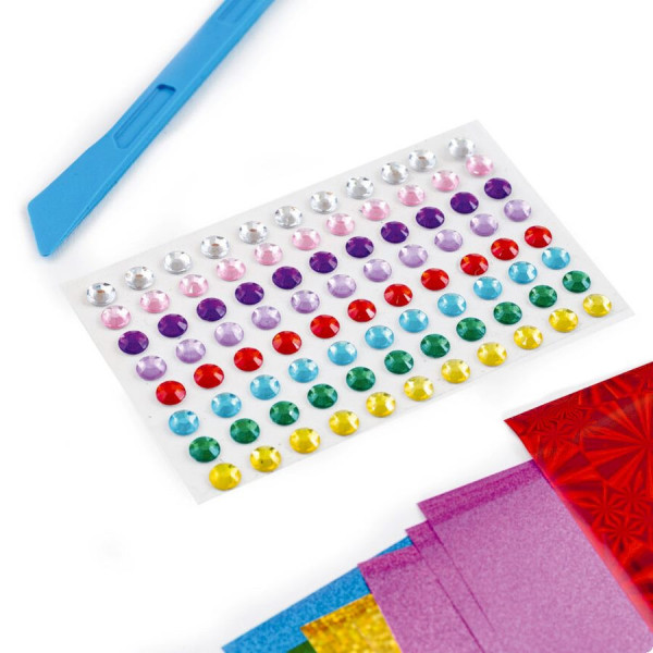 Набор для творчества "Foil Art Безумные индейцы" VT4433-09 фольга, шпатель, стразы(VT4433-09)