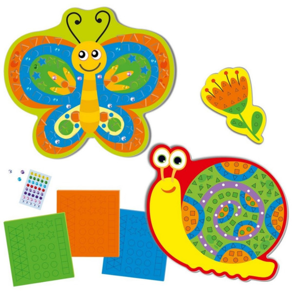 Набор для творчества "Волшебные букашки" VT4511-23 с мягкой мозаикой и стразами(VT4511-23)