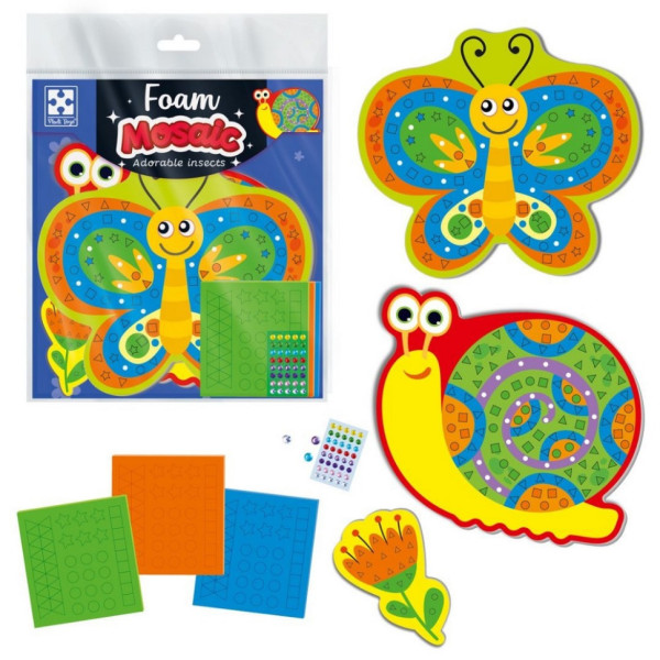 Набор для творчества "Волшебные букашки" VT4511-23 с мягкой мозаикой и стразами(VT4511-23)