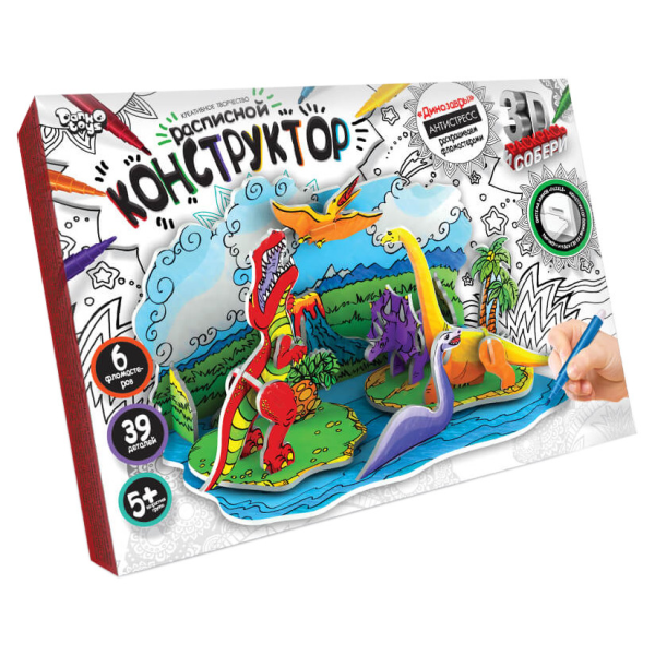 Комплект креативної творчості "Розписний конструктор" 3DK-01