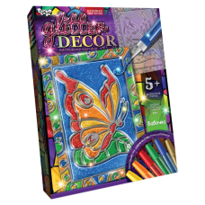 Набір для творчості Вітражна картина Glitter Decor 8149DT, 6 видів