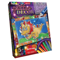 Набір для творчості Вітражна картина Glitter Decor 8149DT, 6 видів