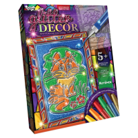 Набор креативного творчества GD-01 "Glitter Decor" Витражная картина