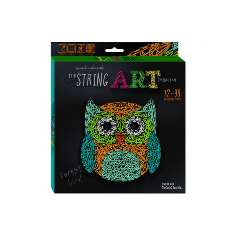 Набор креативного творчества "The STRING ART" STRA-01 на рус. языке