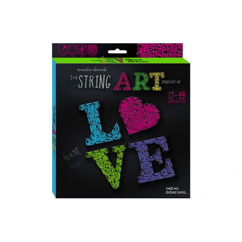 Набір креативної творчості "The STRING ART" STRA-01 рос. мовою