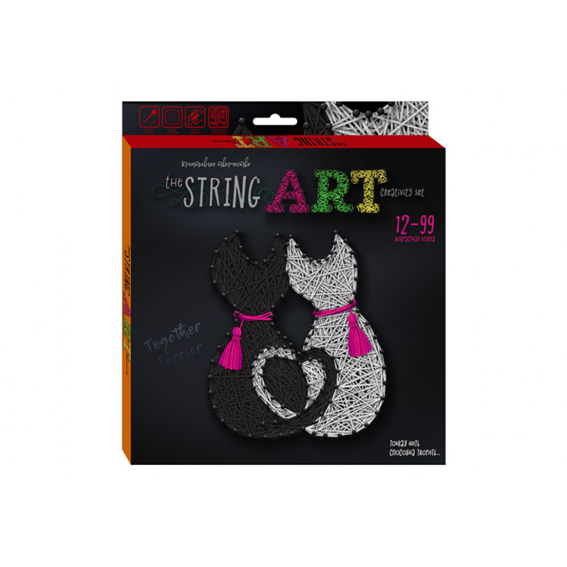Набір креативної творчості "The STRING ART" STRA-01 рос. мовою