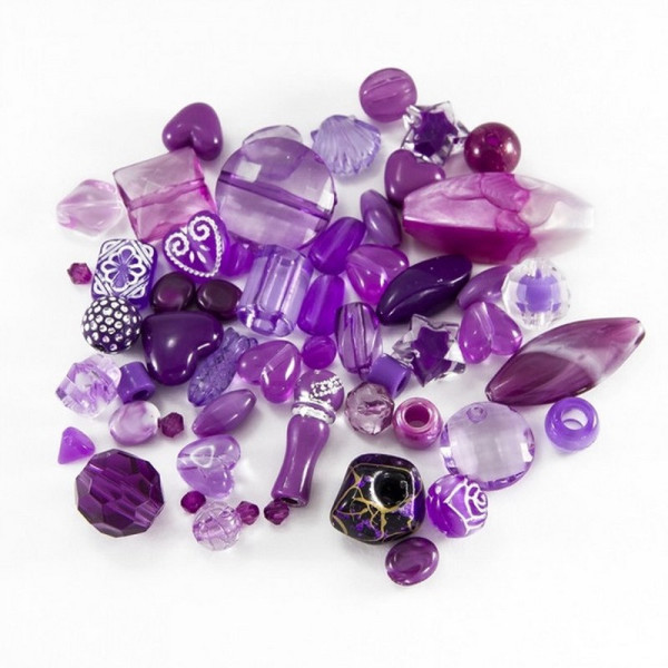 Декоративні намистинки для творчості Бомбей Dom Busin УТ100014231 в упаковці 74 шт (УТ100014231)