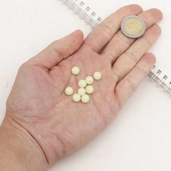 Декоративные бусинки для творчества Флуоресцентные Dom Busin УТ100014159 в упаковке 85 шт(УТ100014159)