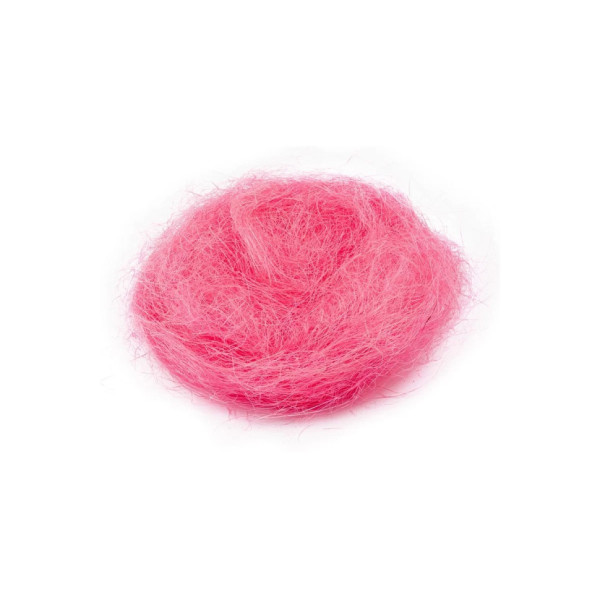 Декоративний наповнювач Сизаль 742785 натуральний, 30 грам, рожевий (742785)