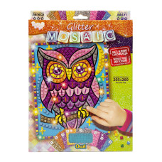 Креативна творчість "Блискуча мозаїка: Owl" БМ-02-08, 20.6х26 см (БМ-02-08)