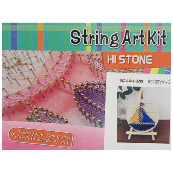 Дитячий набір для творчості стрінг-арт "Корабль" YG0115(28338) дерев'яна основа (YG0115(28338))