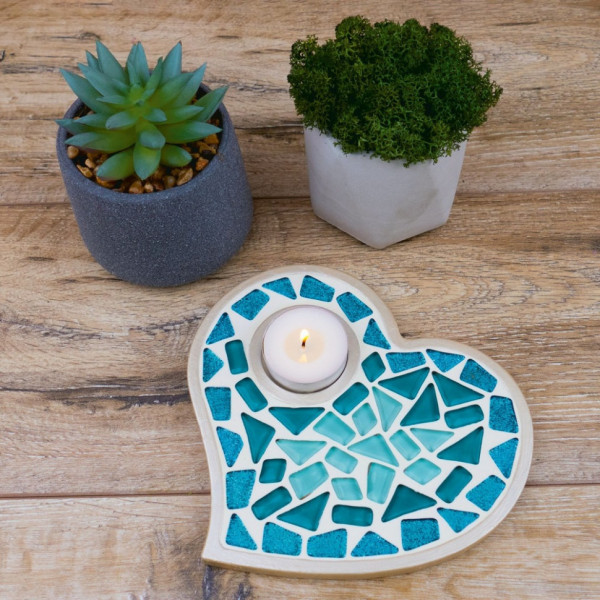 Детский набор для творчества хрустальная мозаика "Подсвечник-Сердце" MA1011(MA1011)