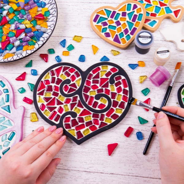 Дитячий набір для творчості кришталева мозаїка "Сердце" MA2005 (MA2005)