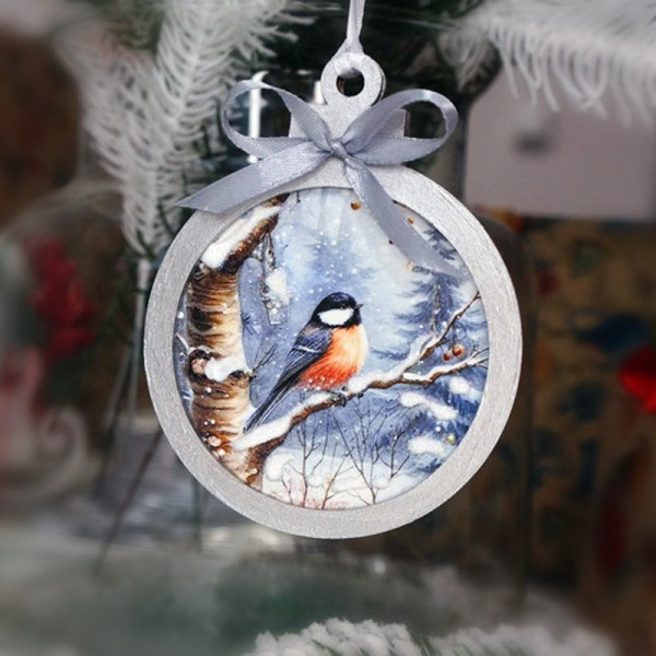 Творческий набор для создания 3-х елочных украшений "Winter Forest" FDCKW-052(FDCKW-052)