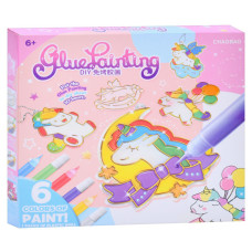 Дитячий набір для творчості "Підвіска-розмальовка" 7600-1-23-21-2123-3 ланцюжок, фарби 6 кольорів (7600-1-23-21-2123-3)