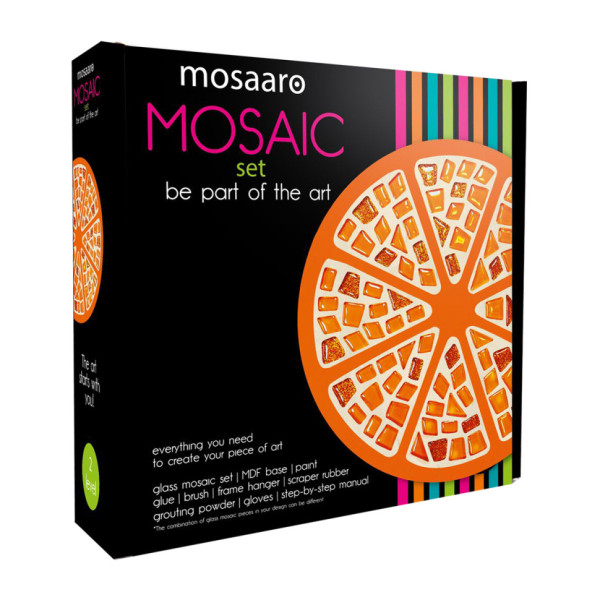 Набір для творчості скляна мозаїка "Апельсин" MA2033, 2 рівень (MA2033)