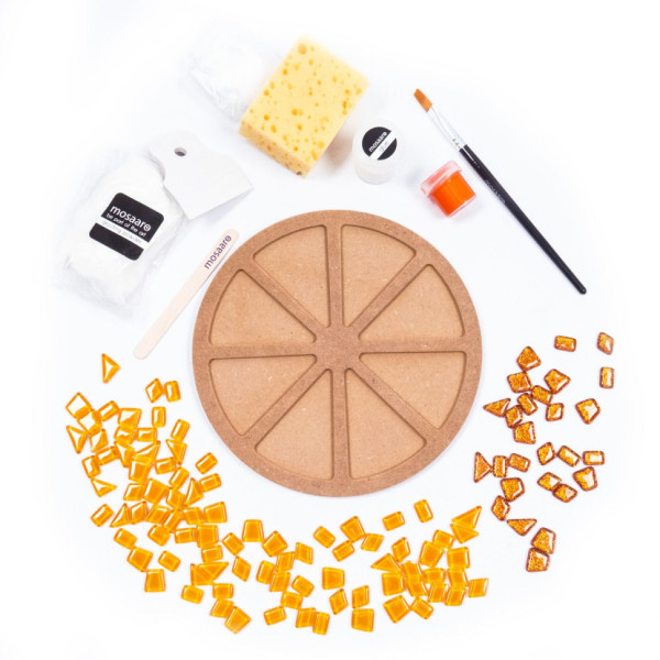 Набір для творчості скляна мозаїка "Апельсин" MA2033, 2 рівень (MA2033)