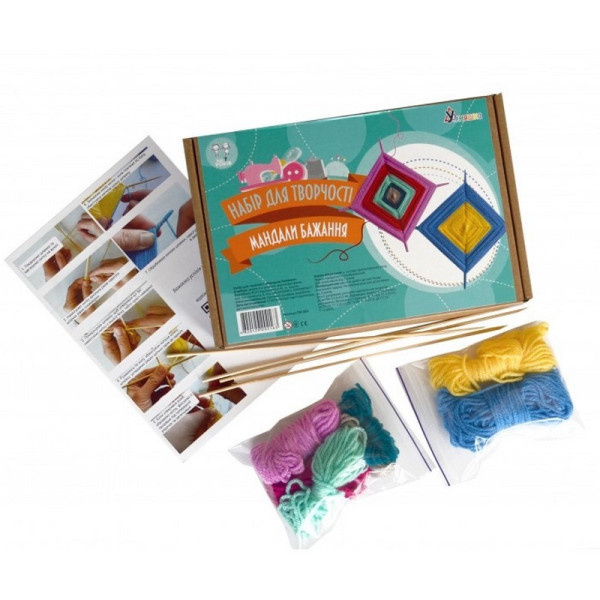 Набір дитячої творчості "Плетіння-Мандали бажання" ПМ-002 (ПМ-002)